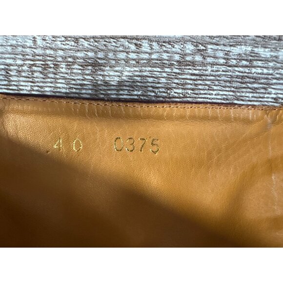 ROBERT CLERGERIE Berenice Leather Platform Boots Sz 40 US 9 burgundy made France - Picture 10 of 10